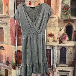 Caution to the wind striped dress